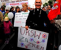 Ubiegłoroczny Marsz dla Życia i  Rodziny.