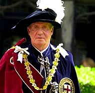 Król Juan Carlos.