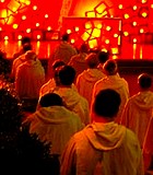 Modlitwa z udziałem braci z Taize.