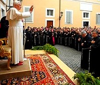 Audiencja w Castel  Gandolfo.