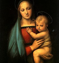 Rafael Santi (1483-1520) - Madonna z Dzieciątkiem (Madonna del Granduca), 1505.