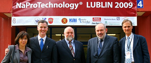 Dr Anna Dzioba, dr Philip Boyle, dr Mark Stegman, dr Maciej Barczentewicz, prof. Joseph Stanford na konferencji w Lublinie.