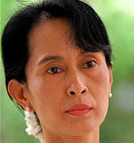 Aung San Suu Kyi.