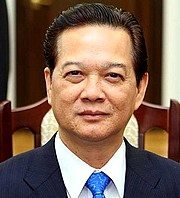 Nguyễn Tấn Dũng, wietnamski polityk, premier Wietnamu od 27 czerwca 2006 roku.