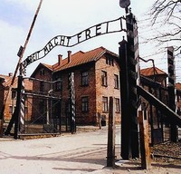 Brama obozu zagłady w Auschwitz