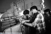 Profanacja krzyża przed Pałacem,  fot. J. Szymczuk/szymczuk.fotolog.pl