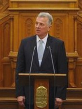 Prezydent Węgier Pal Schmitt.