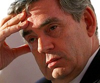Gordon Brown ma powody do zmartwień.