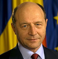 Prezydent Rumunii, Traian Basescu.