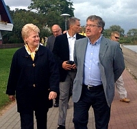 B. Komorowski. D. Grybauskaite