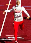 Dość często na zawodach sportowych można zobaczyć muzułmańskie sportsmenki w chustach.