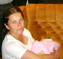 Wioletta Szwak ze swoją córką Różą