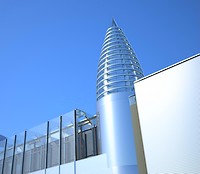 Fragment projektu budowy - minaret.