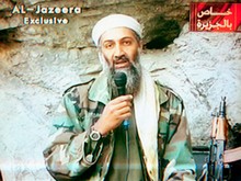Osama bin Laden pozdrawia bojowników walki o klimat.