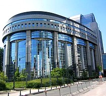 Parlament europejski w Brukseli.