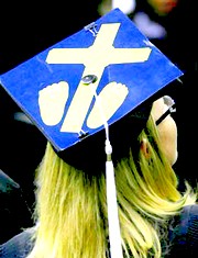Przeciw Obamie protestowało także wielu studentów.