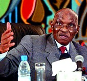 Prezydent Senegalu Abdoulaye Wade.