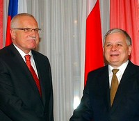 Vaclav Klaus i Lech Kaczyński.