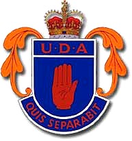 Logo irlandzkich lojalistów z organizacji Ulster Defence Association.