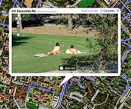 Google Street View w akcji.