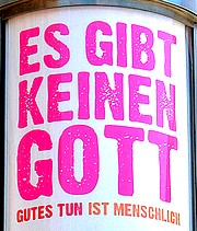Ateiści w Austrii zasłynęli dzięki kampanii plakatów, wzorowanych na akcji brytyjskich 