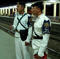 Egipscy policjanci.