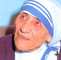 Matka Teresa z Kalkuty.