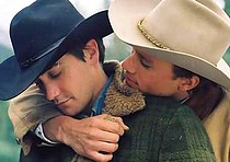 Kadr z filmu o homoseksualnych kowbojach - 