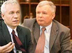 Marek Jurek i Jarosław Kaczyński