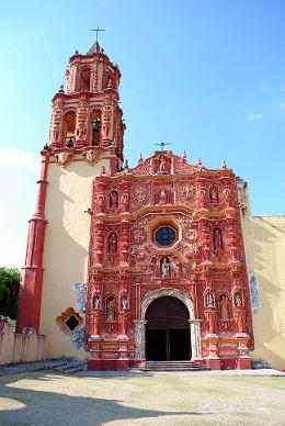 Kościół Landa de Matamoros w Queretaro